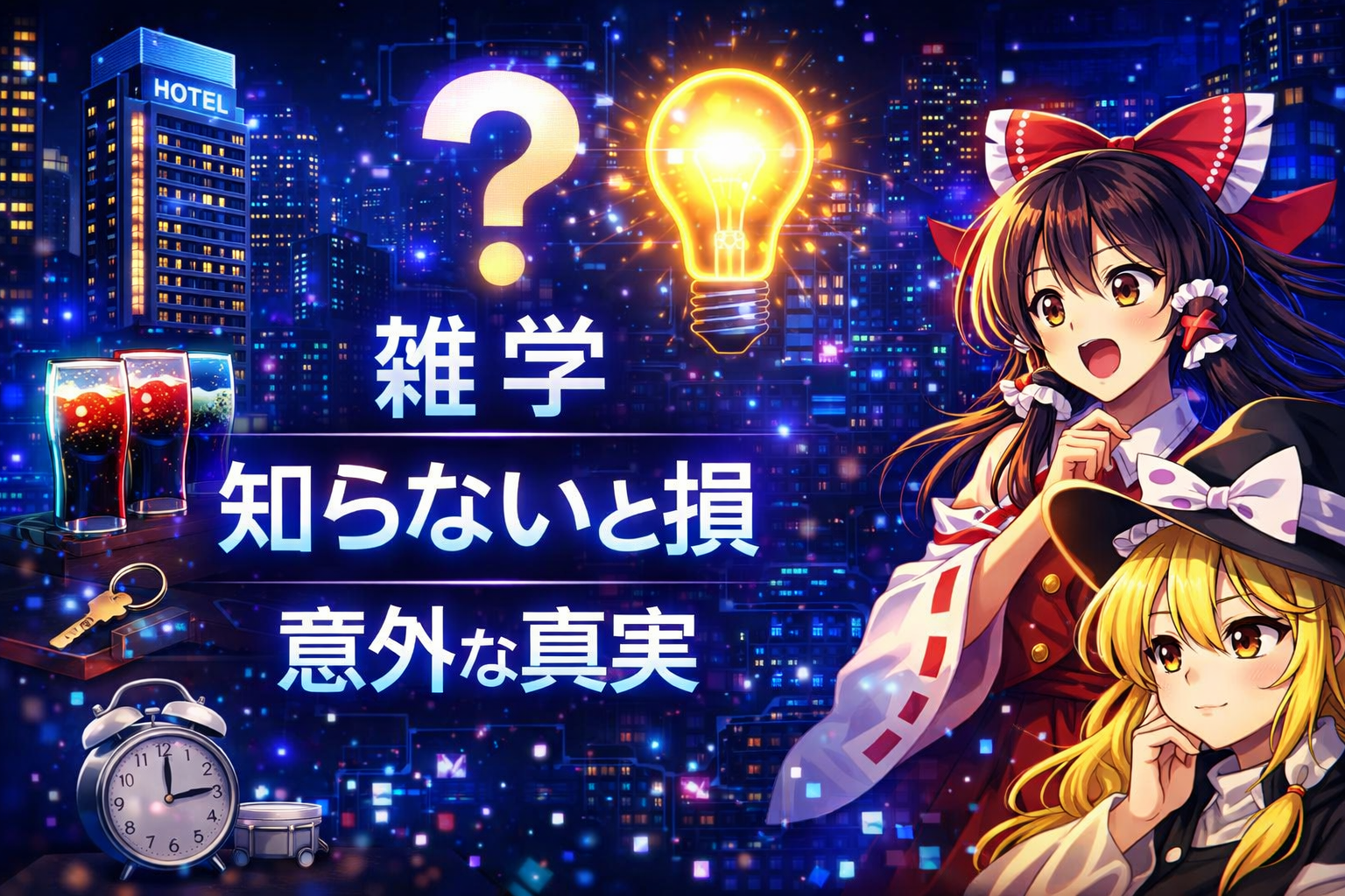 知らないと損する雑学まとめ｜日常の疑問と意外な真実